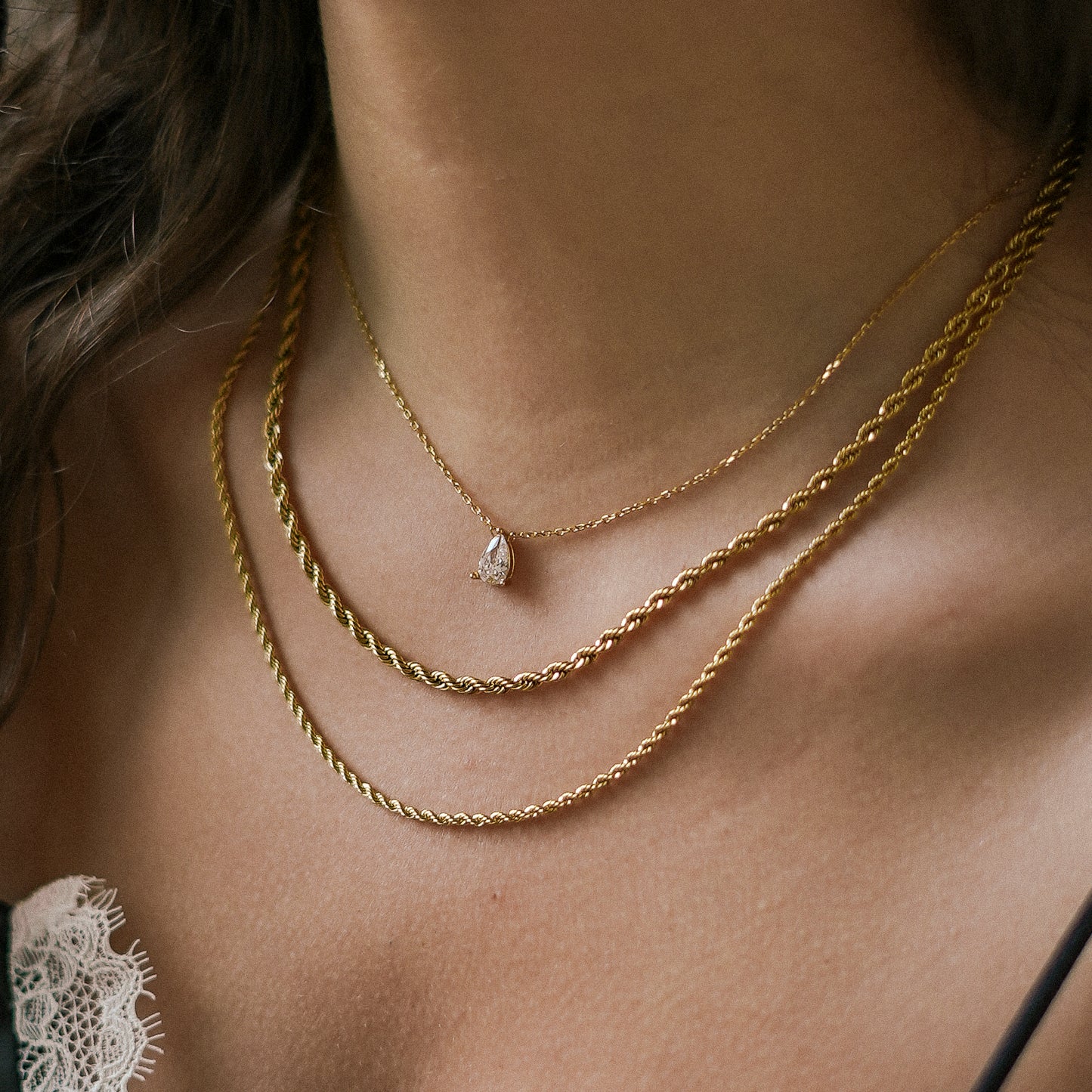 Luna Tear Necklace
